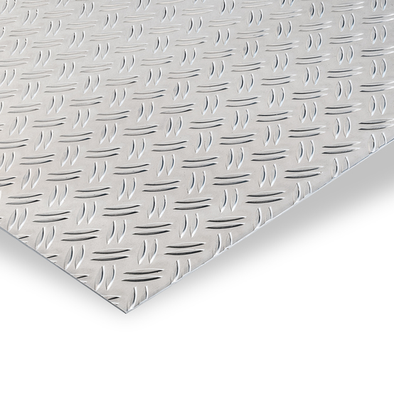 Aluminium Warzenbleche Duett EN AW-5754 O/H114 Mill-finish Aluminium Patterned Sheets