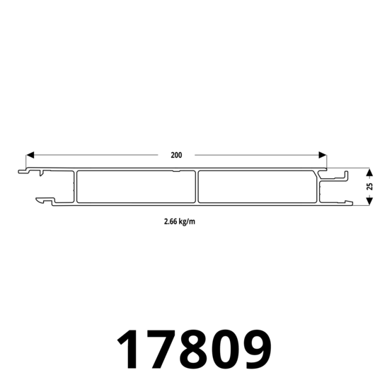 17809 Aluminium ALU TS BW25-EUROSNAP