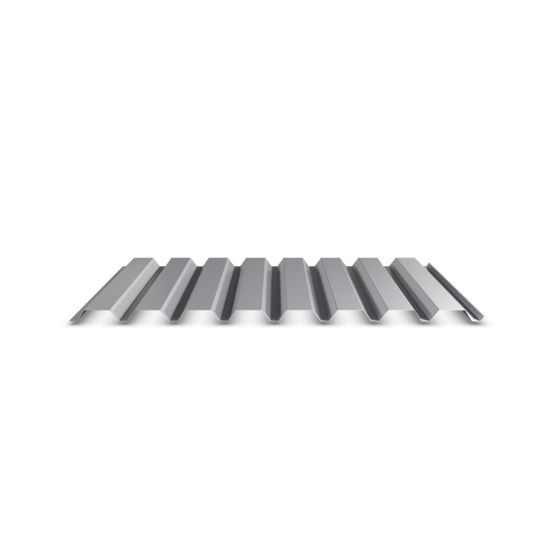 Profiled ALU Sheets - Roof & Wall Aluminium Trapezoidal sheet Bright