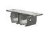 MEA double ceiling bracket sleeve with and without gap MEA double ceiling bracket sleeve with and without gap