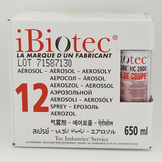 HC 2000 Bio-Schneidöl 12 x 650 ml Aerosol