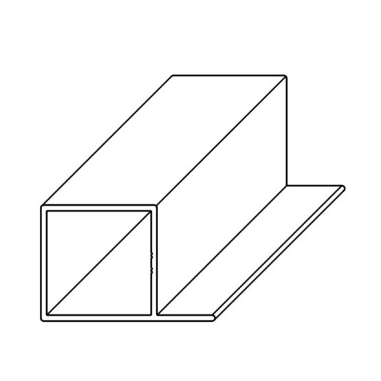 Aluminium Faltstegrohr L