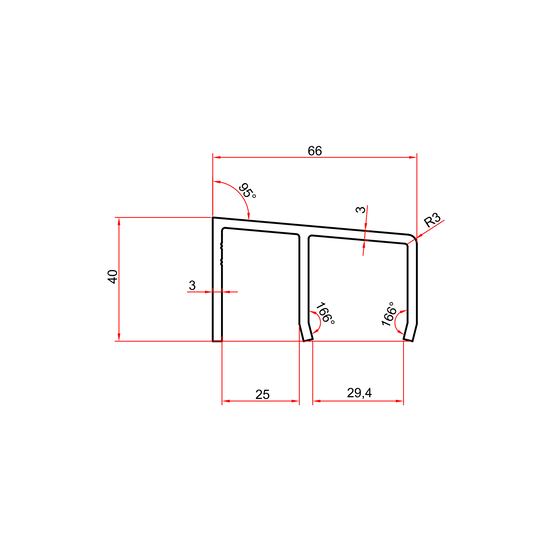 Aluminium Guide Rail