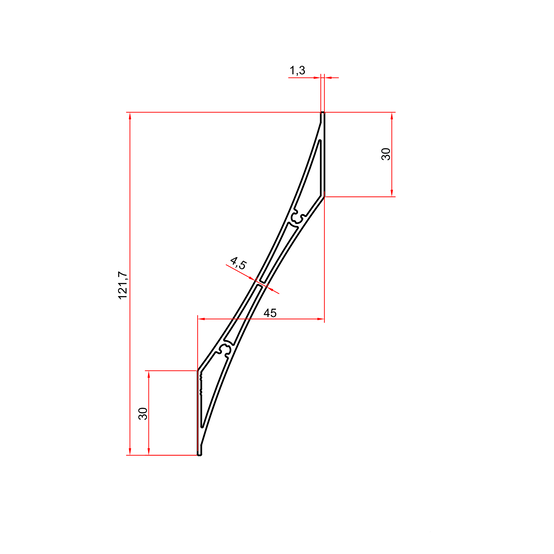 Aluminium Slat Profile